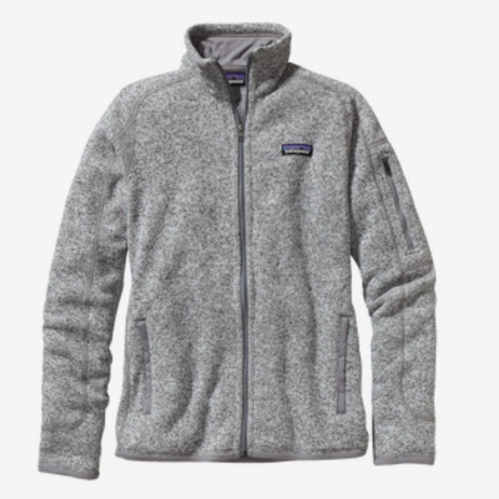 Patagonia Better Sweater Full Zip Jacket Heathered Gray Size Medium